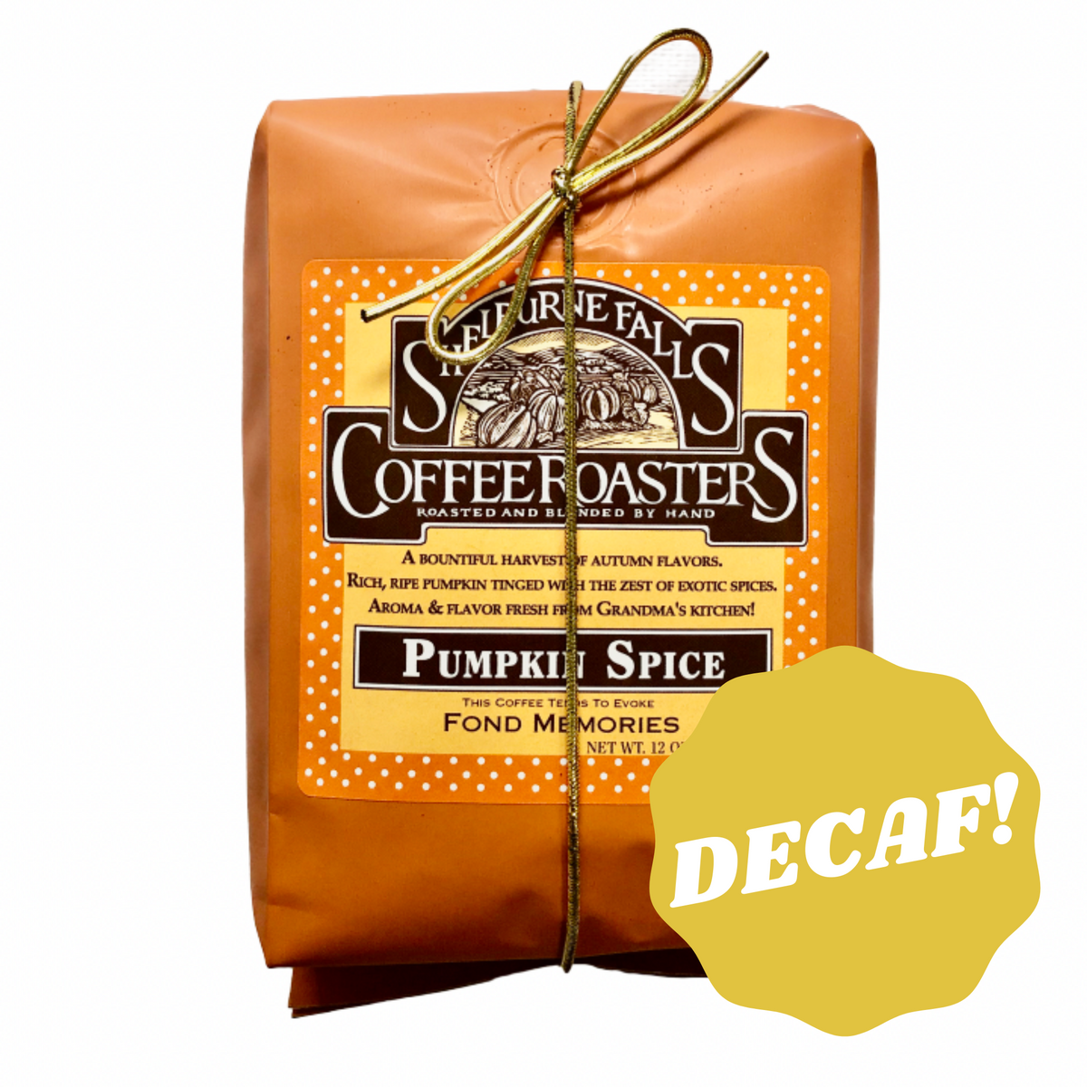 Decaf Pumpkin Spice Shelburne Falls Coffee Roasters